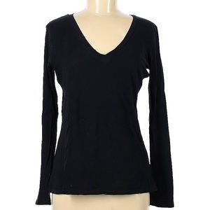 GAP pure womens long sleeve v neck shirt with front pocket